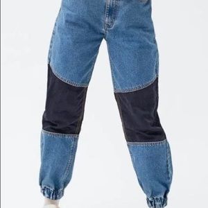Urban Outfitters Bdg Byron Spliced Jogger Jeans